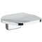 Oakbrook Collection OakBrook Chrome White Die Cast Zinc Soap Dish 297-0901-OB - alternate 1